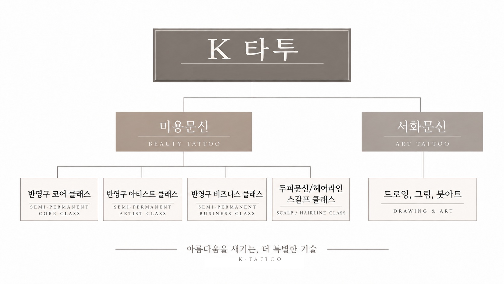 K타투 교육과정 로드맵